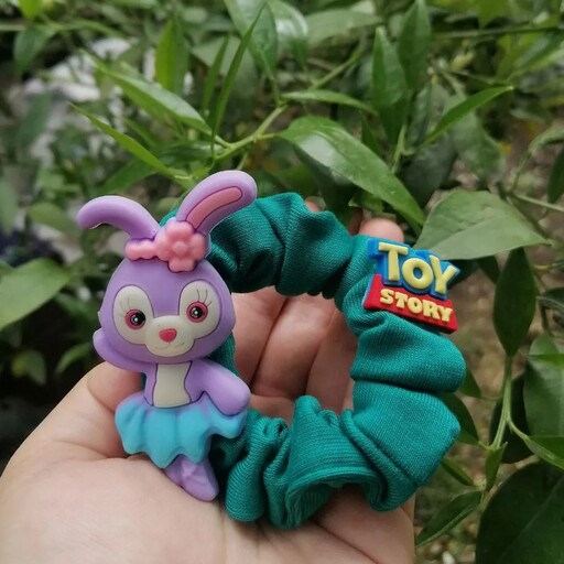 کش مو اسکرانچی عروسکی با پیکسل خرگوش از برند معروف Toy story