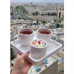 ست چای خوری 3 نفره سرامیکی(ارسال رایگان)