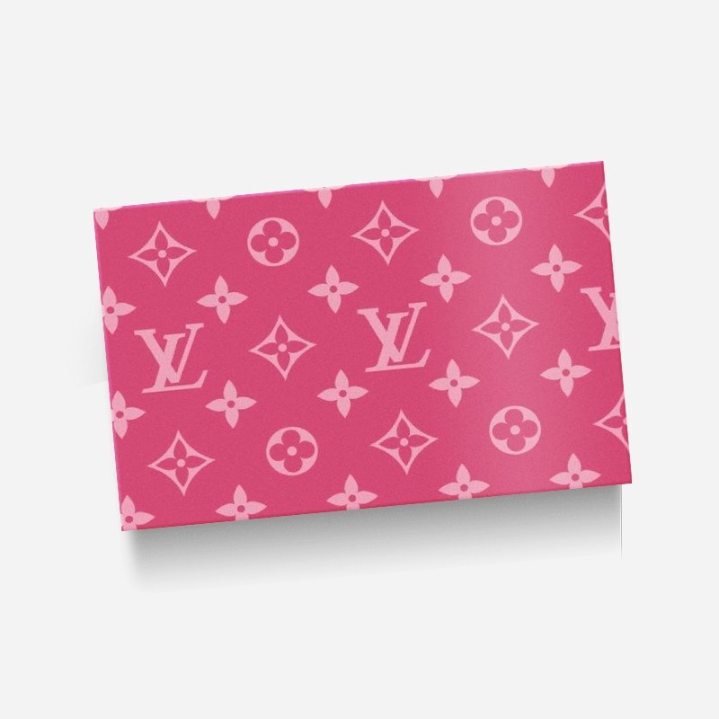 استیکر(برچسب) کارت عابر بانک-طرح دخترانه- Louis Vuitton-کد005-سفارشی