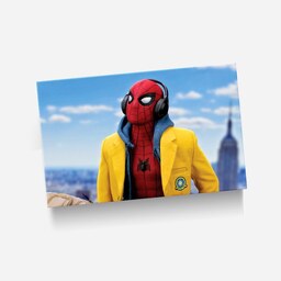 استیکر(برچسب) کارت عابر بانک-طرح مرد عنکبوتی(Spider Man)-کد9-سفارشی