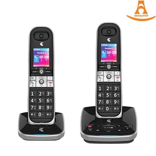 گوشی تلفن بی سیم تلسترا مدل CALL GUARDIAN 301 MK II - رنگ مشکی