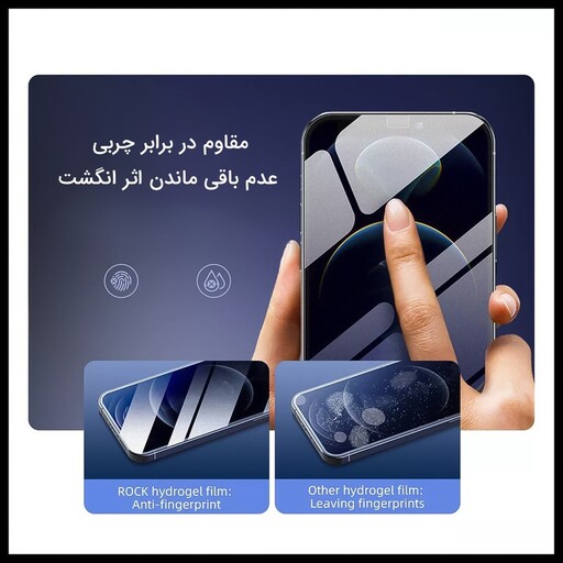 گلس نانو هیدروژل آنتی بلو و ضد ضربه گوشی اوپو Find X6 Pro   برند راک اسپیس  