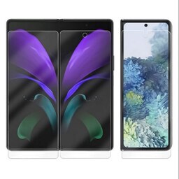 گلس نانو هیدروژل آنتی بلووضدضربه گوشی سامسونگ Galaxy Z fold 2 5G برند راک اسپیس