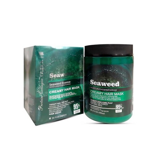 ماسک مو بدون سولفات جلبک دریاییSeaWeed                                                      وزن 1000میل