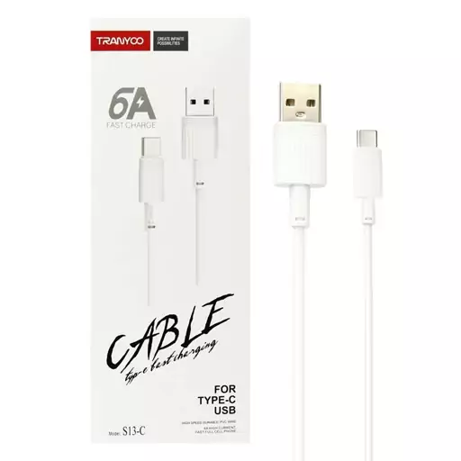 کابل تبدیل USB به USB-C ترانیو مدل S13C طول 1 متر