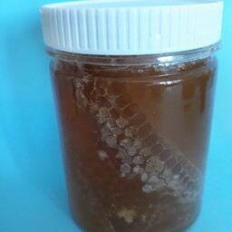 عسل طبیعی چهل گیاه همراه با موم (950 گرمی)