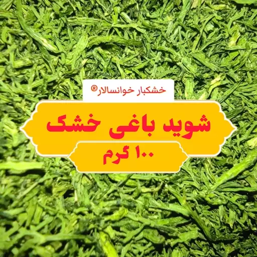 شوید خشک باغی خوانسار بدون چوب ( 100 گرم ) خشکبار خوانسالار