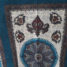 رومیزی و سفره قلمکار اصلی اصفهان درجه 1 صد درصد پنبه  رنگ ثابت قابل شستشو 