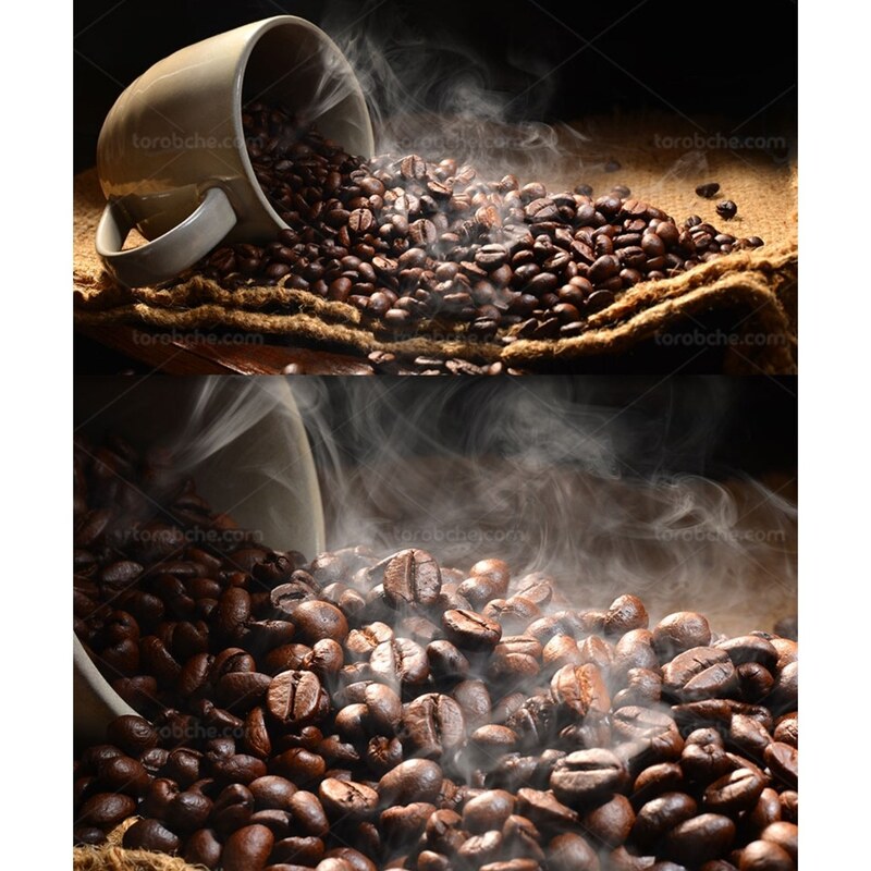 قهوه میکس 100 درصد روبوستا با کافئین و فوم بالا بسته 500 گرمی