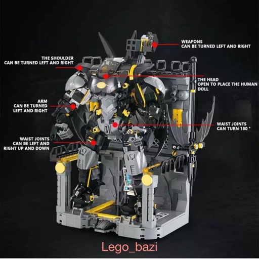 لگو ربات سلطنتی بتمن برند jisi 7143