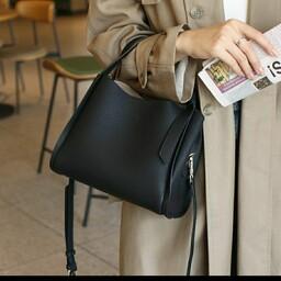 کیف دوشی مجلسی زنانه چرم طبیعی دستدوز شیک وخاص 