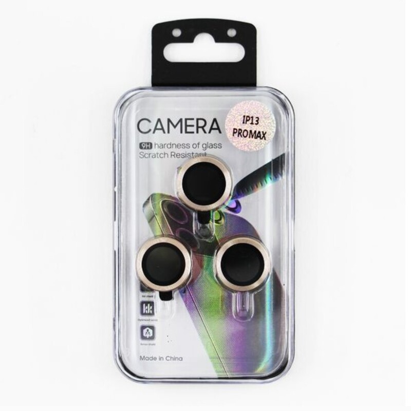 محافظ لنز دوربین گوشی های آیفون رینگ فلزی گلس دوربین