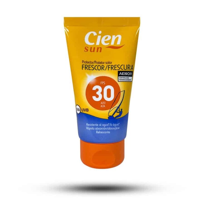 کرم ضد آفتاب بی رنگ Cien حاوی SPF30 مناسب پوست حساس 150 میل