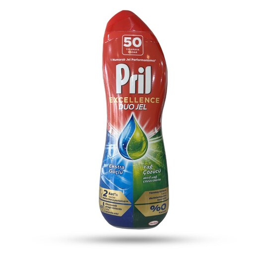 ژل ماشین ظرفشویی Pril پریل دو فاز حجم 900 میل