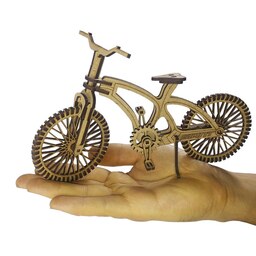پازل چوبی سه بعدی طرح دوچرخه