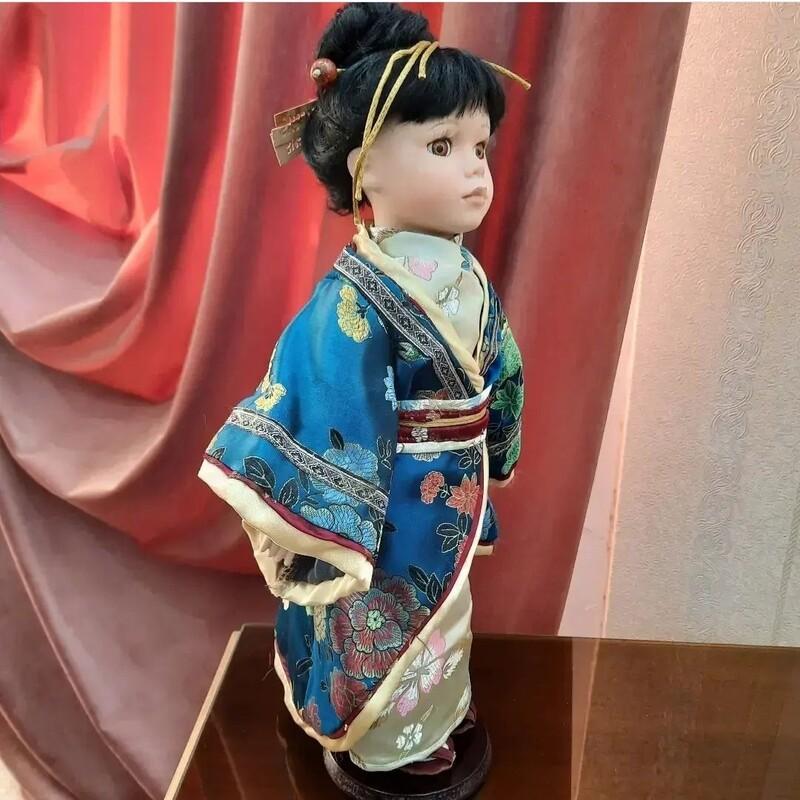 عروسک سرامیکی بانوی ژاپنی  آنتیک وکلکسیونی باقد42سانتیمترکد169