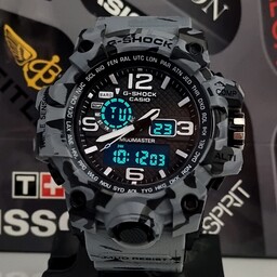 ساعت مچی جی شاک (جیشاک G-Shock) دو موتوره (آنالوگ و دیجیتال) مدل چریکی