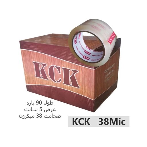 چسب پهن 90 یارد kck  کارتن 72 عددی