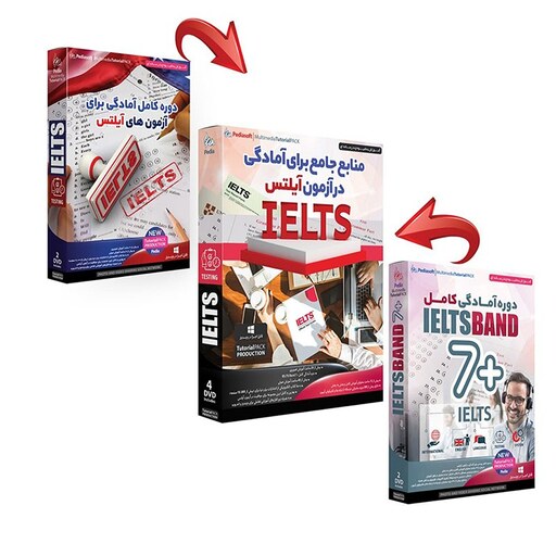 نرم افزار  جامع پکیج یادگیری  آزمون های آیلتس دوره کامل  ielts 