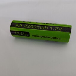 باتری  شارژی 1.2 ولت  2200 میلی آمپر ساعت سایز قلمی مناسب چراغ قوه و سایر وسایل شارژی 