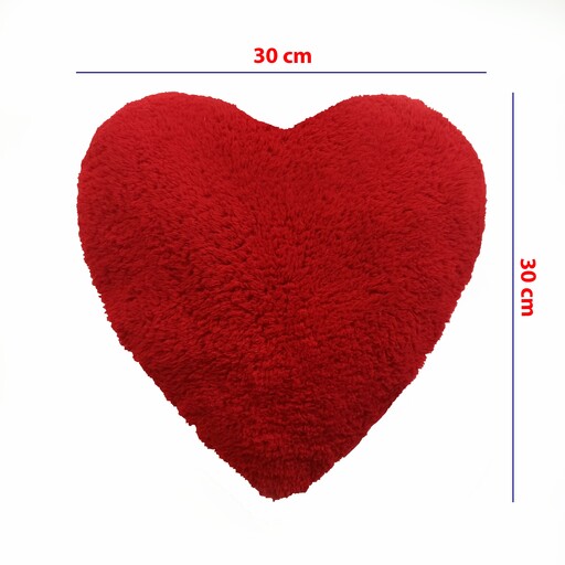 بالش طرح قلب قرمز  سایز متوسط  کد 32212