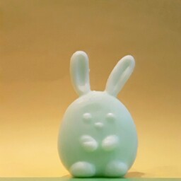 عروسک خرگوش رنگووارنگ سیلیکونی گوش دراز(ضداسترس)