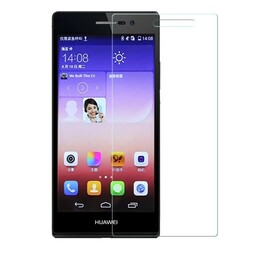 گلس هواوی Huawei Ascend P6 خشگیر شیشه ای شفاف p6 محافظ صفحه نمایش بی رنگ اسند پی شش سیکس P6P6-U06 U06 U00 EDGE-U00