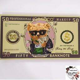 پالت سایه 32 رنگ طرح دلار آیگودکو (IGOODCO) مدل Fifty BankNote (خرس)