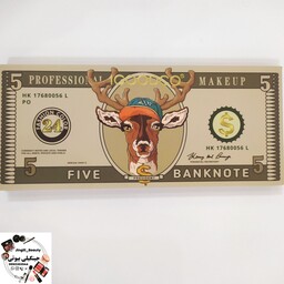 پالت سایه 24 رنگ طرح دلار آیگودکو (IGOODCO) مدل Five BankNote (گوزن)