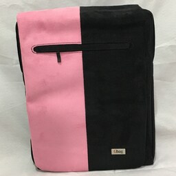 کیف سه کاره لپ تاپ Gbag رنگ ترکیبی صورتی-مشکی مناسب لپ تاپ تا 15 اینچ
