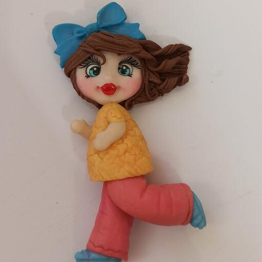 پیکسل عروسکی  با خمیر هوا خشک قابل شستشو دست ساز