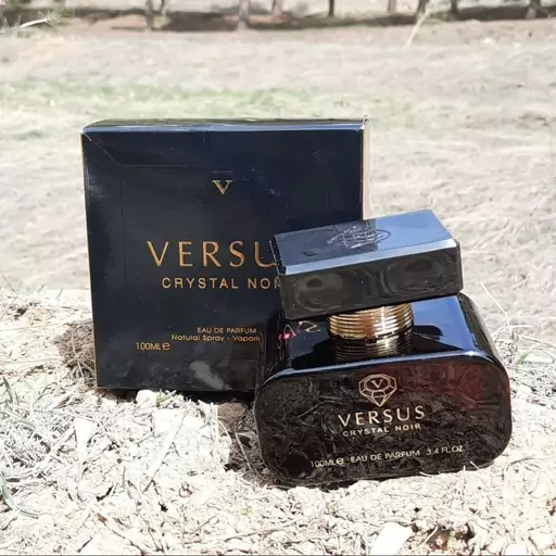 عطر ادکلن ورساچه ورسوس کریستال نویر فرگرانس VERSUS حجم 100 میل