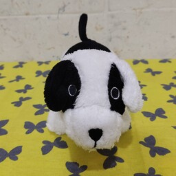 عروسک سگ  عروسک سیاه و سفید عروسک خارجی عروسک ارزان 