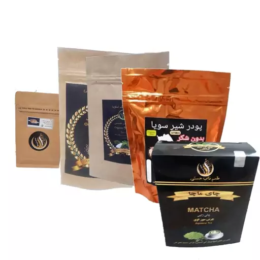 فول پک چای ماچا  کمک به کاهش وزن وکاهش اشتها(matcha-ماتچا) باهدبه( شامل-ماچا-استویا-چیا-شیر سویا)