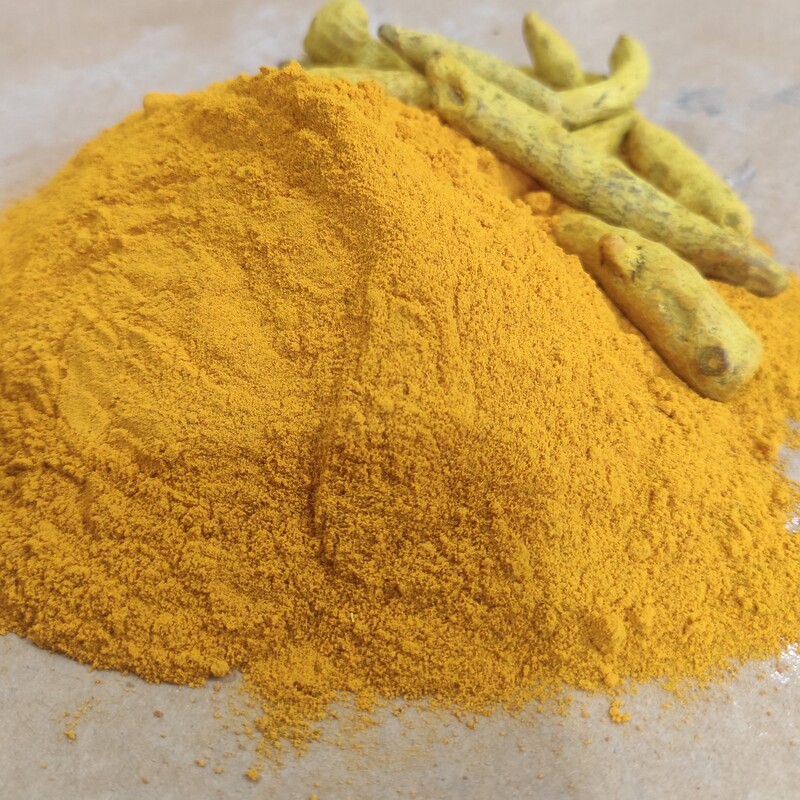 زردچوبه هندی خالص یک کیلویی - زردچوبه زرین - ادویه زرد - زردچوبه زرین