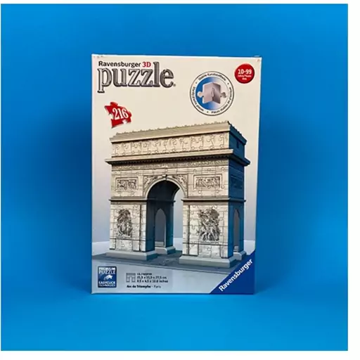 پازل 216 تکه 3 بعدی رونزبرگر طرح Arc de Triomphe (طاق پیروزی)
12514 Ravensburger