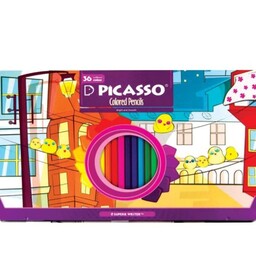 مداد رنگی 36 رنگ پیکاسو (Picasso) جعبه فلزی
Picasso