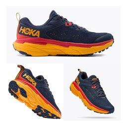 کفش هوکا (سرمه ای ، نارنجی) سایز :(41.5 تا 45.5)