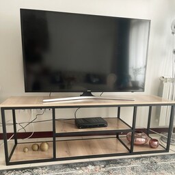 میز تلویزیون مدرن فلزی همتا دیزاین (ارسال باربری و پسکرایه)