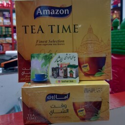 چای کیسه ای 100 عددی خارجی آمازون  ساده             