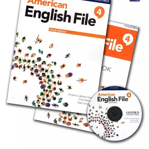 کتاب زبان امریکن انگلیش فایل 4 ویرایش سوم American English File 4  3rd Edition