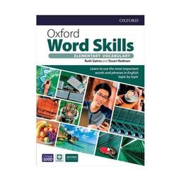   کتاب زبان ورد اسکیلز المنتری ویرایش دوم  Oxford word skills  elementary 2nd edition