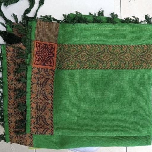 چفیه سبز کشمیری روسری