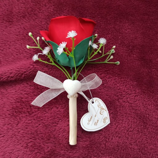 گیفت عروسی  گل مصنوعی (یادبود) رز  