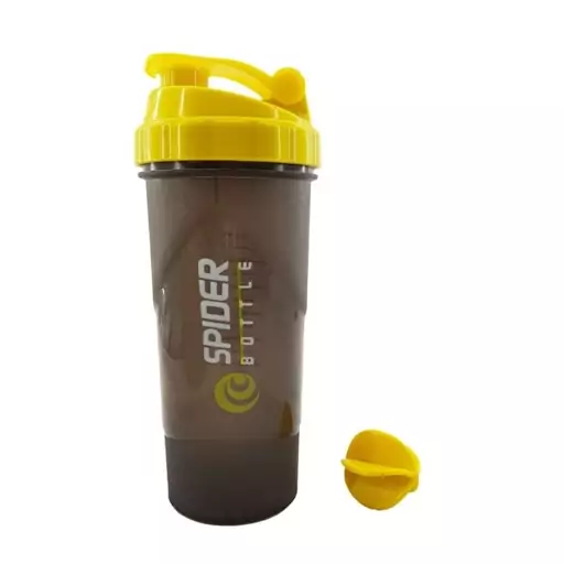 قمقمه و شیکر SCORPION BOTTLE مدل M2 - یک سری اضافه به رنگ سفید - توپ همزن کرپی  - گنجایش  0.7 لیتر  - نمودار حجم مایعات