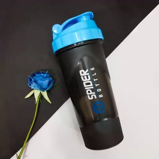 قمقمه و شیکر SCORPION BOTTLE مدل M2 - یک سری اضافه به رنگ سفید - توپ همزن کرپی  - گنجایش  0.7 لیتر  - نمودار حجم مایعات