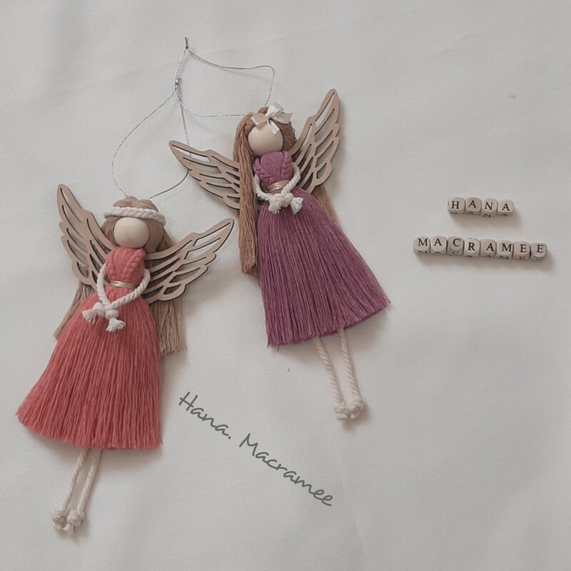 عروسک های مکرومه ای فرشته کوچولوهای جذاب و خوشگل 