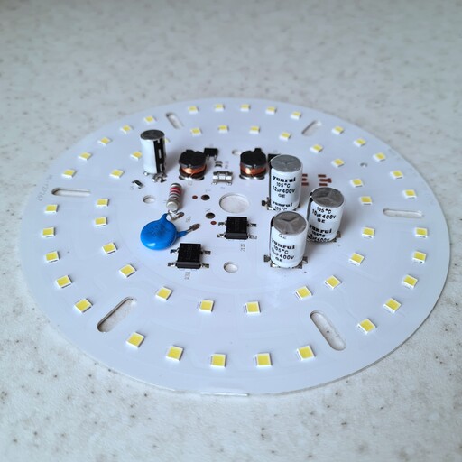 چیپ لامپ ال ای دی برق مستقیم 100 وات ماژول  دی او بی سفید مهتابی مناسب جهت تعمیر لامپ chip led dob 100w 220v ccc