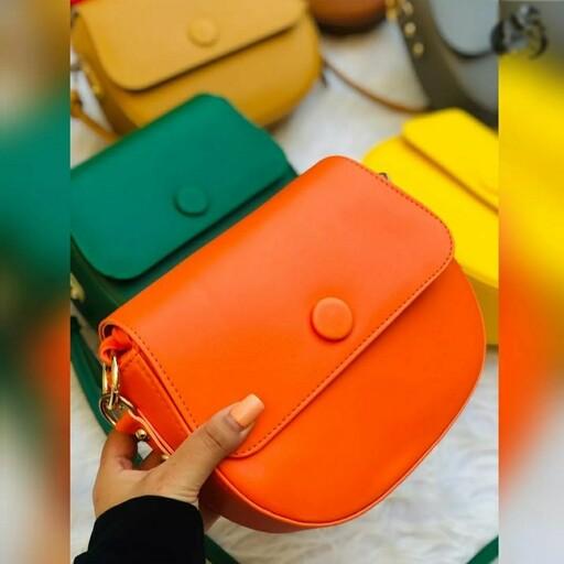 کیف جدید پرطرفدار رنگهای جذاب سفید زرد نارنجی سبز مشکی