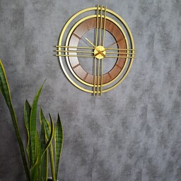 ساعت مدرن دیواری H162 فلزی با رنگ کوره ای استاتیک با سفارش سازی اندازه و رنگ